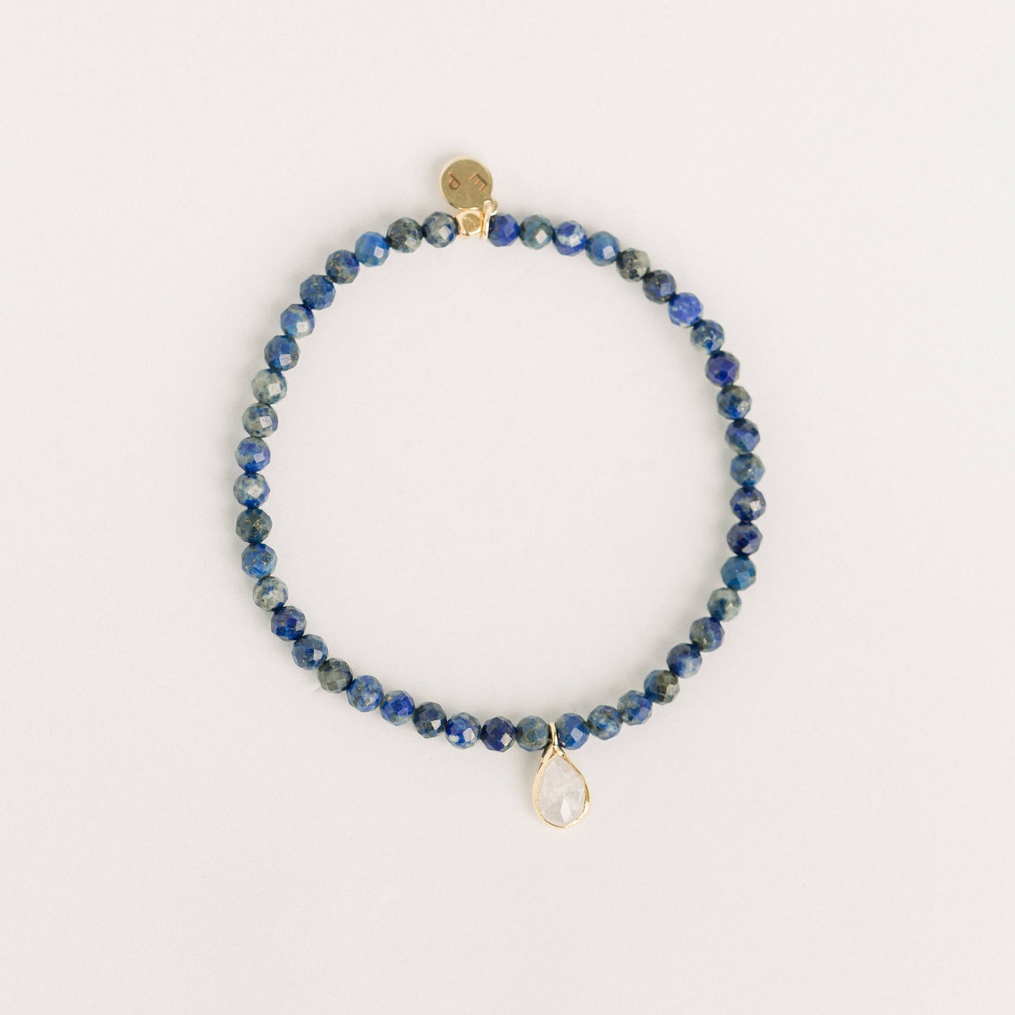 Posh Mini Beaded Bracelet Lapis Lazuli