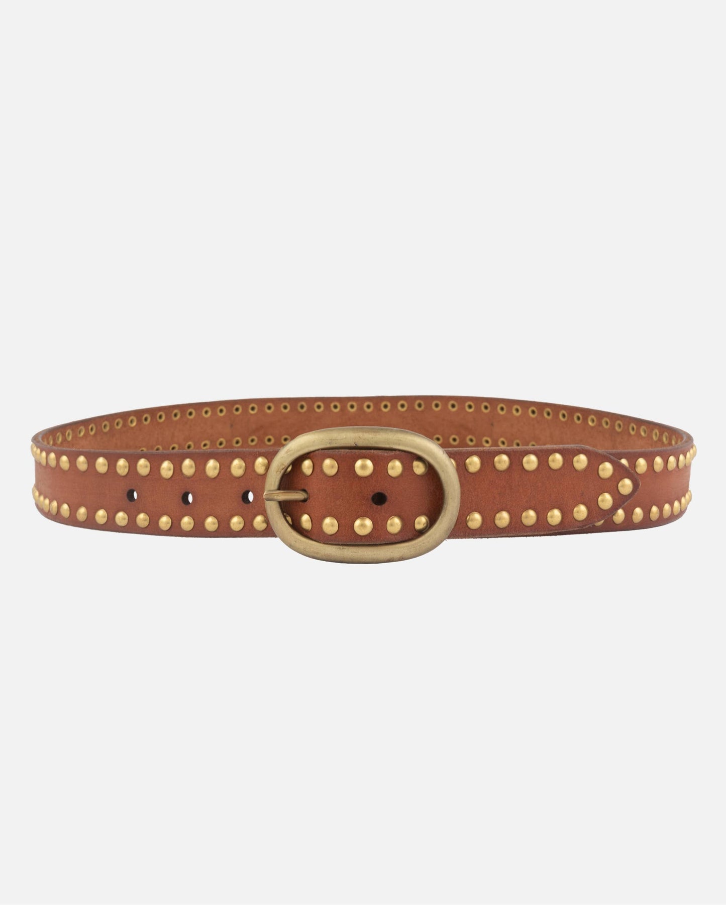 Studded Leather Belt