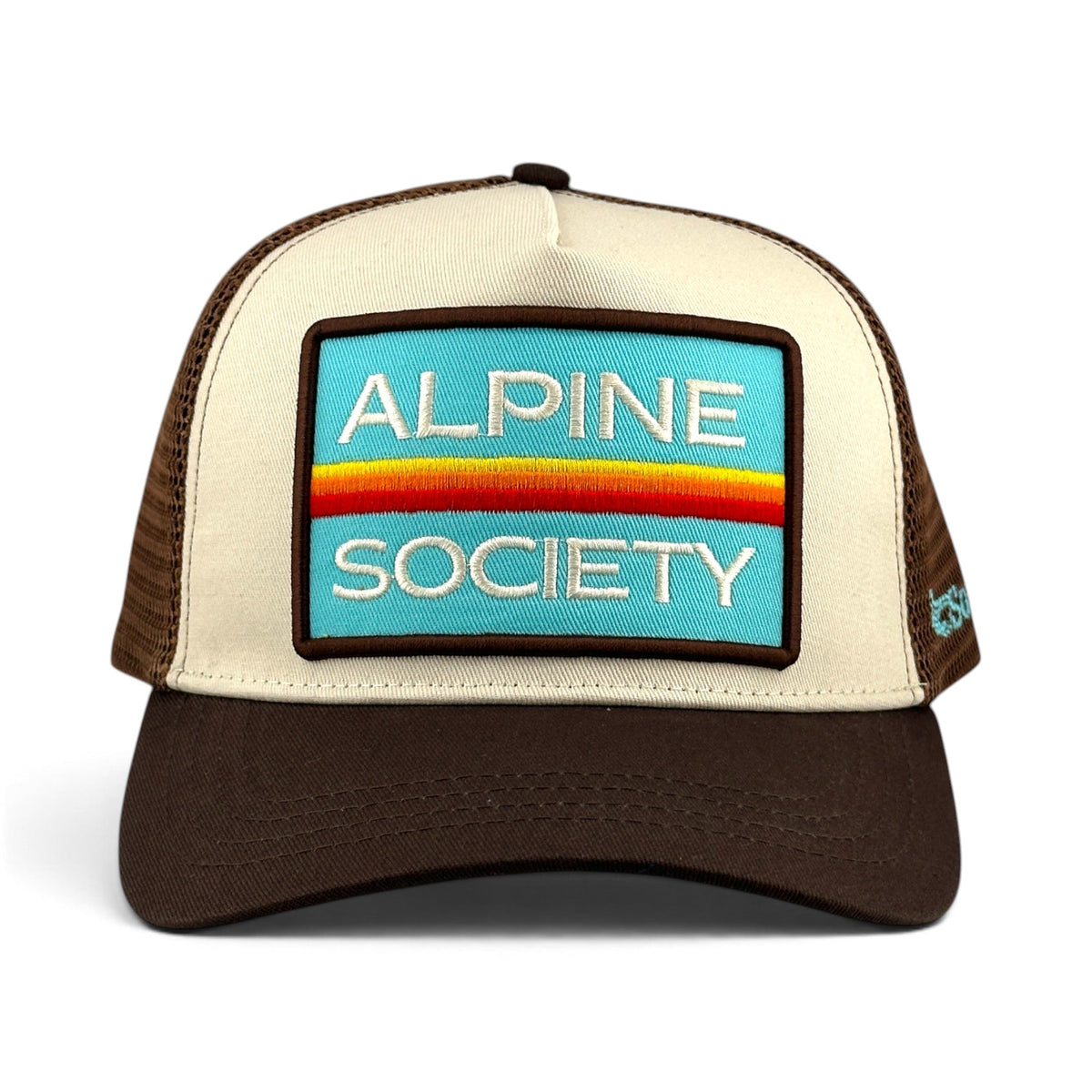 Alpine Society Trucker Hat - Brown