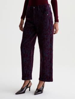 Hattie Crop Jean in Jazz Berry
