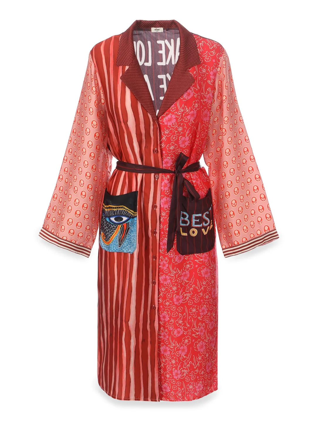 Me369 Nova Red Aura Kimono