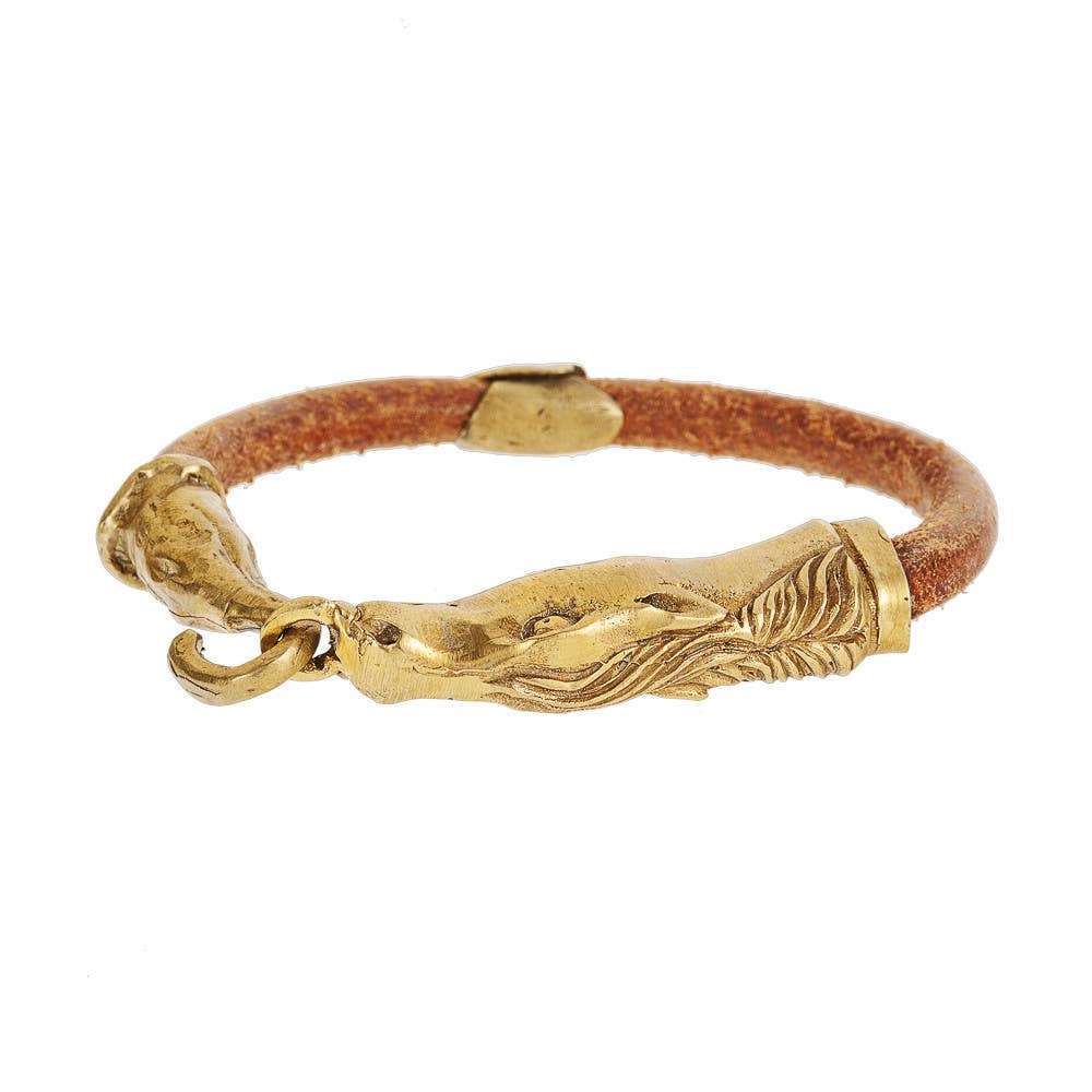 Women's Horse Head Leather Bracelet