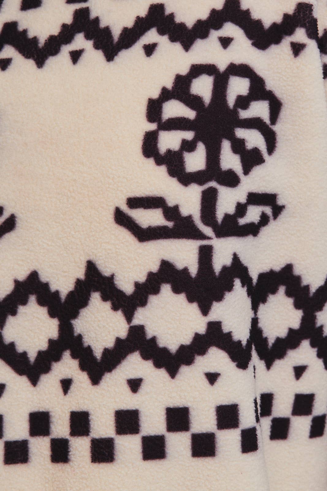 Scandinavian Printed Fleece Jacket