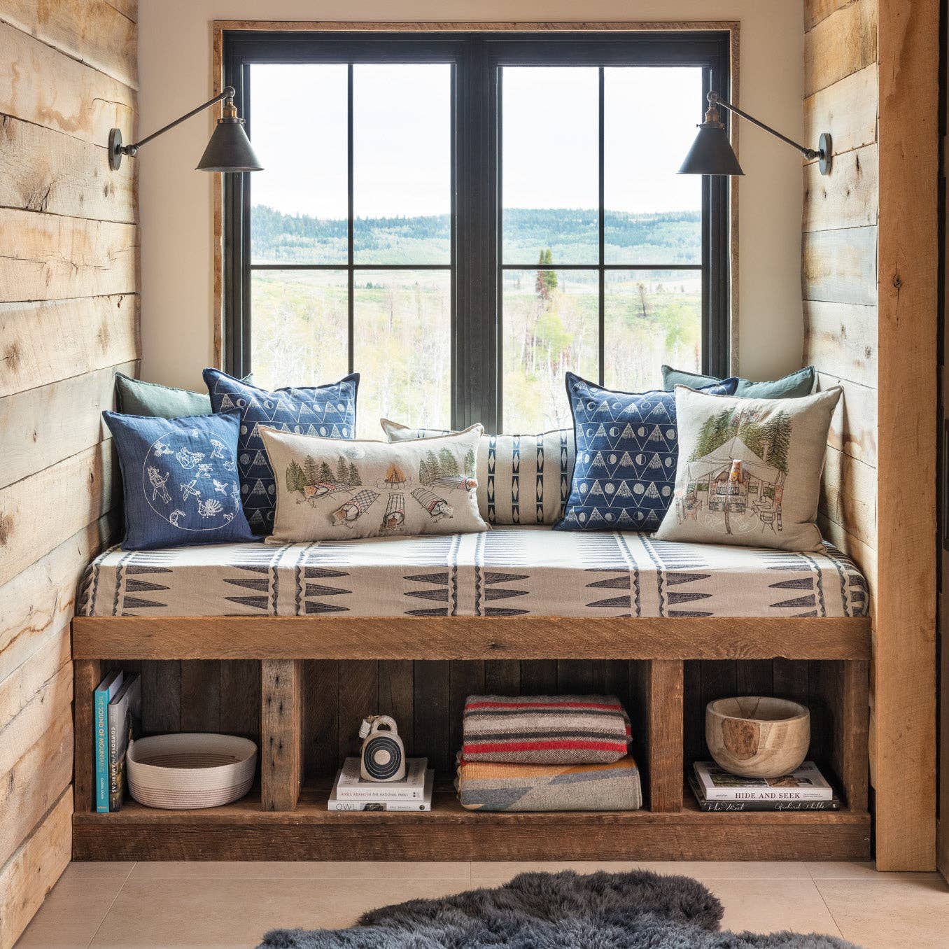 Camper Fox Pocket Pillow