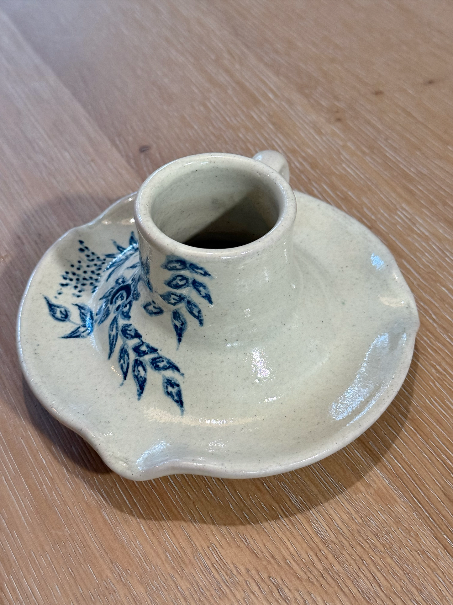 Hand-painted Eloise Candle Holder