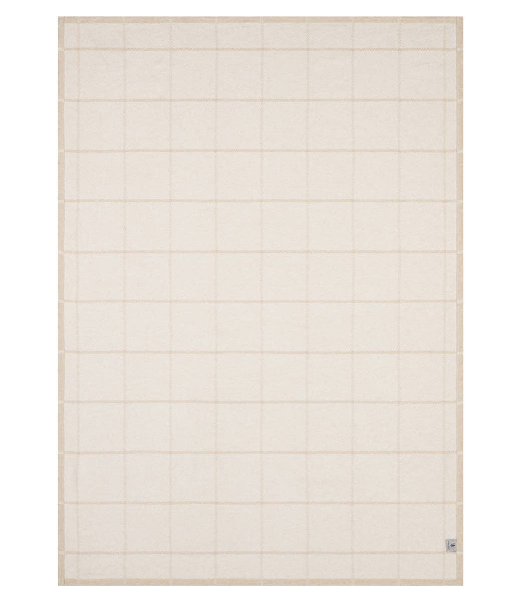 The Lightweight Blanket - Windowpane Wheat