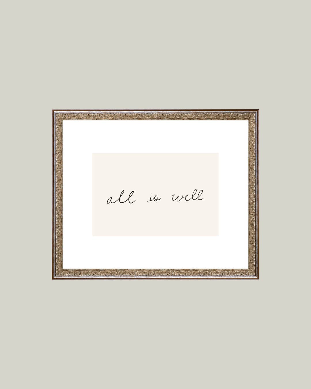 All Is Well Artwork