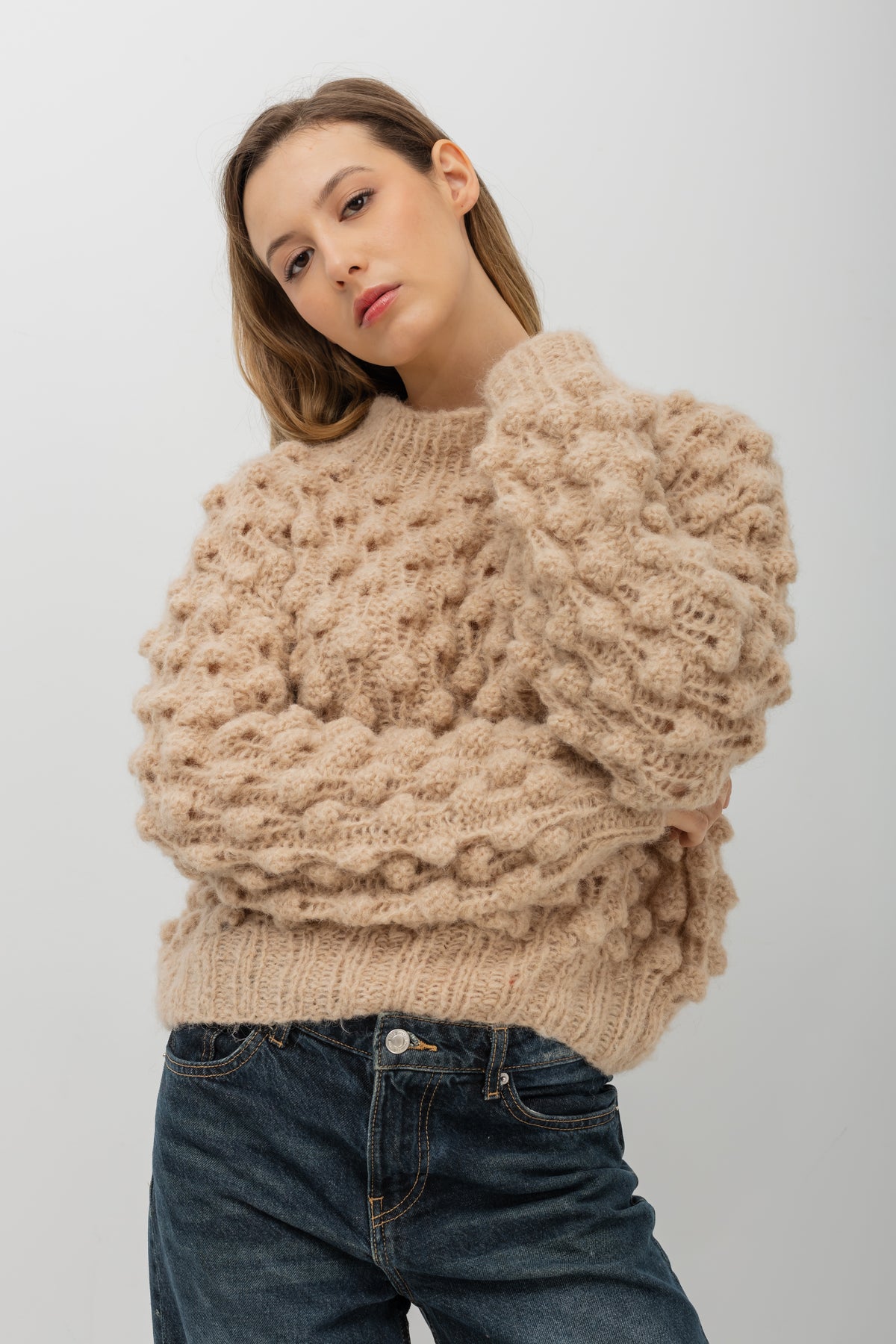 Michele and Hoven Hand Knit Cami Sweater