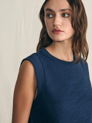 muscle tank navy/blue