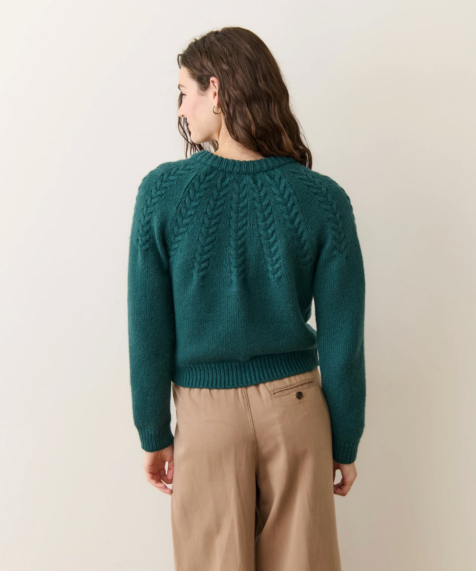 Everly Cable Knit Cardigan