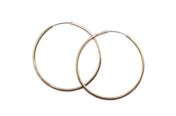 Day Hoops Gold Filled Earrings