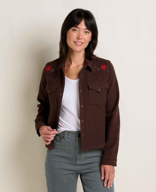 Western Embroidered Snap Front Shirt