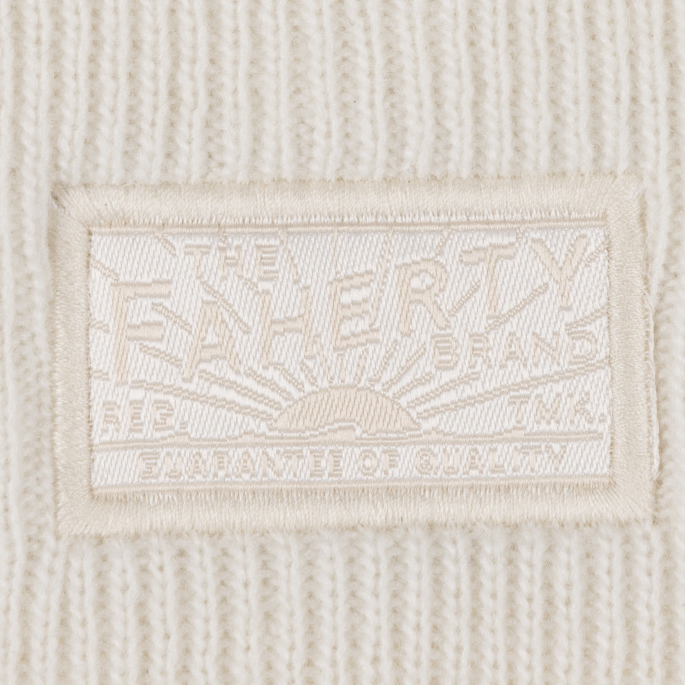 Faherty Essential Beanie - Antique White