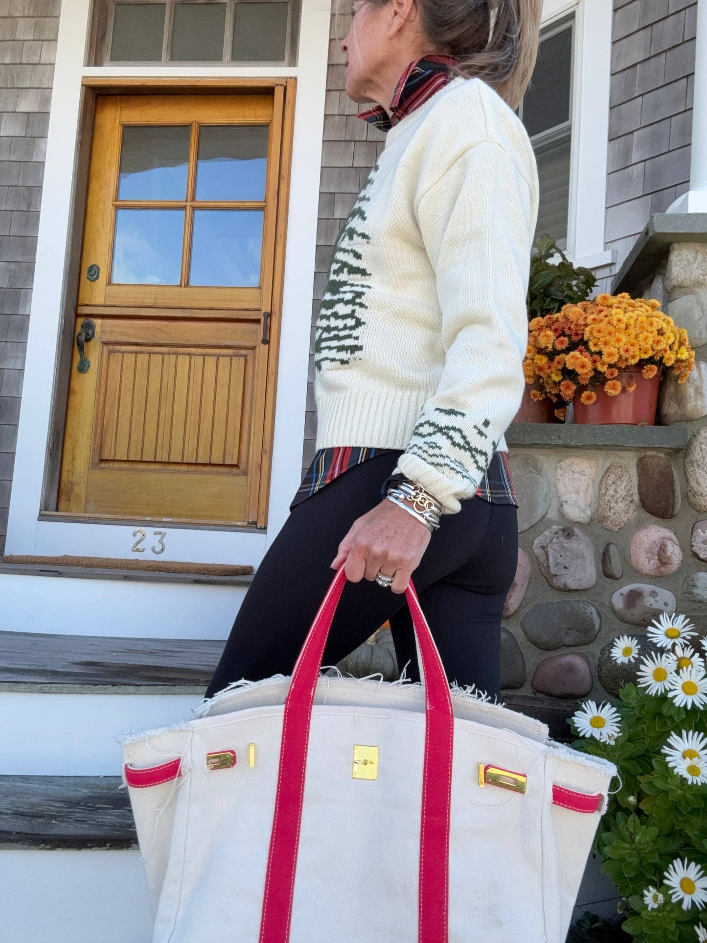 Cozy Evergreen Crew Sweater
