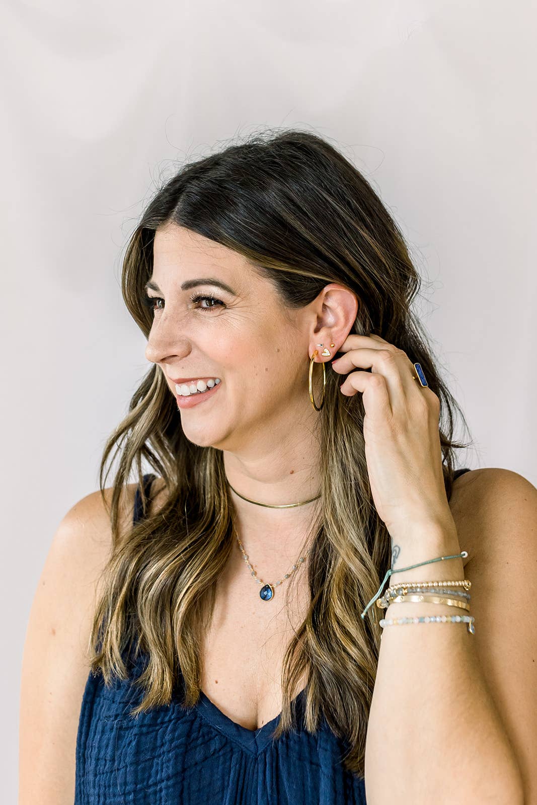 Labradorite Tear Drop Necklace