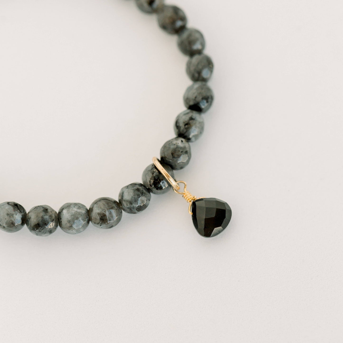 Royal Gemstone Bracelet Black Labradorite