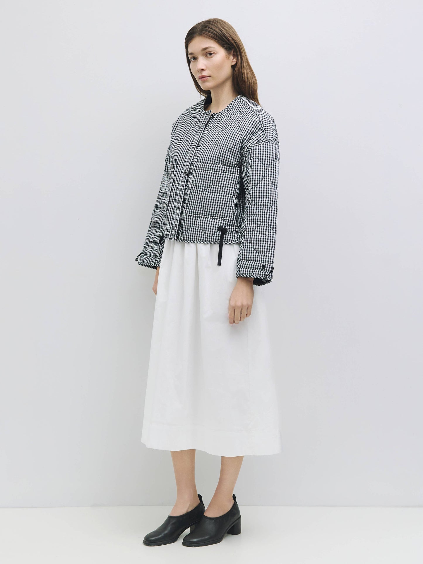 Quilted Gingham Jacket