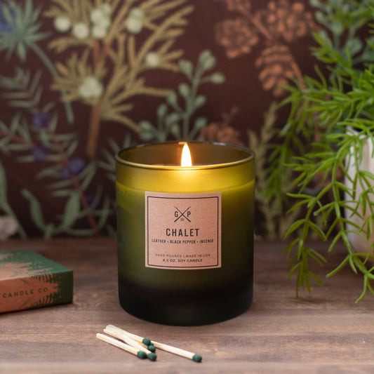 Chalet 8.5 oz. Balsam + Feather Candle