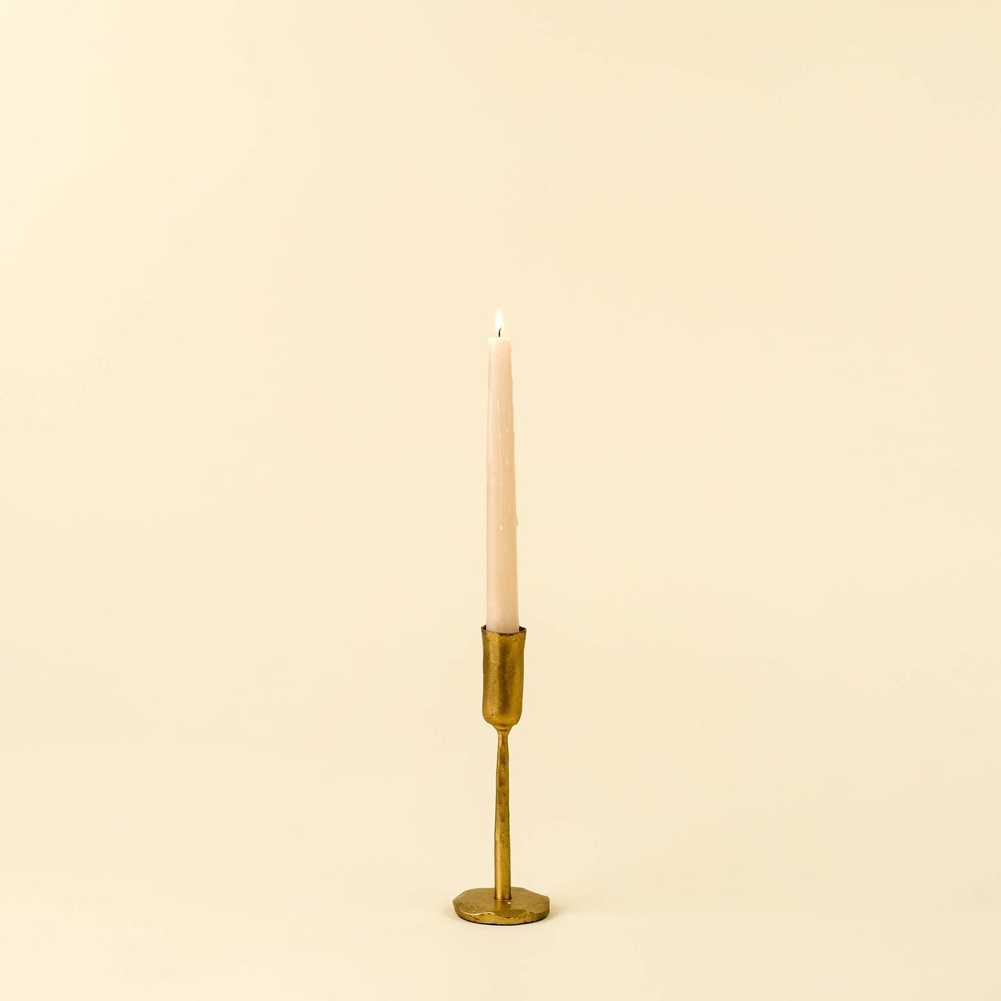 Luna Forged Candlestick Holder - Small 7"H