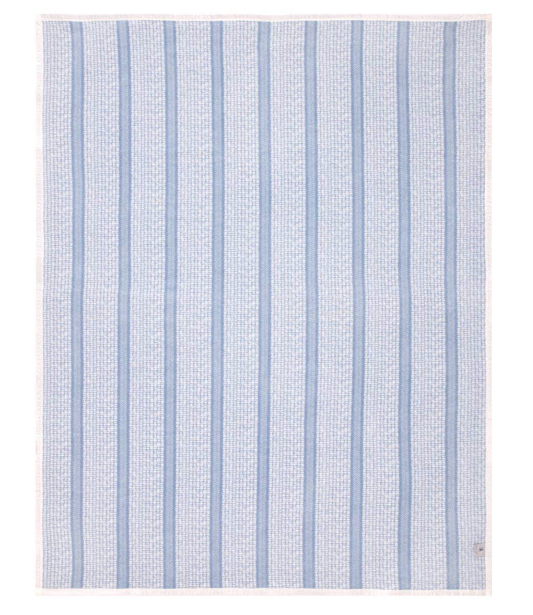 Market Stripe Fog Blanket