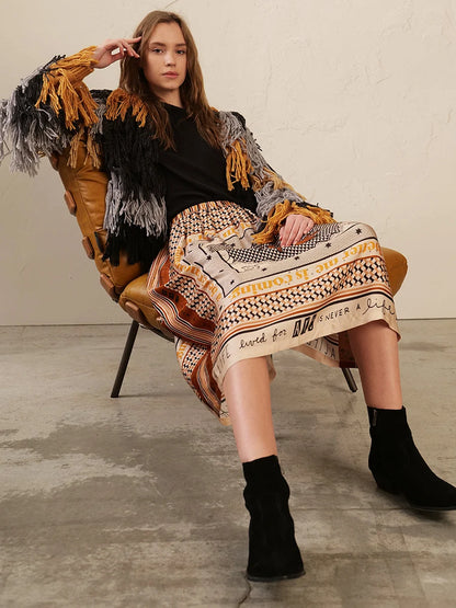 Me369 Rosalee Tattoo Skirt