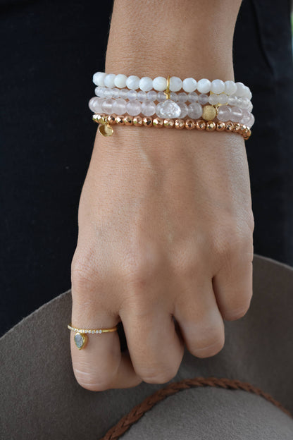 Royal Gemstone Bracelet Mother of Pearl