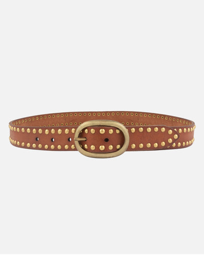 Studded Leather Belt
