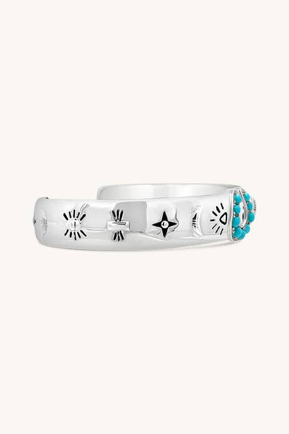 Lucky Stars Cuff Bracelet - Silver