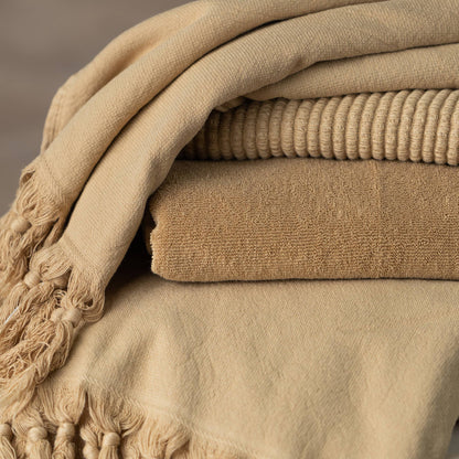 Vintage Wash Towel Collection in Nutmeg