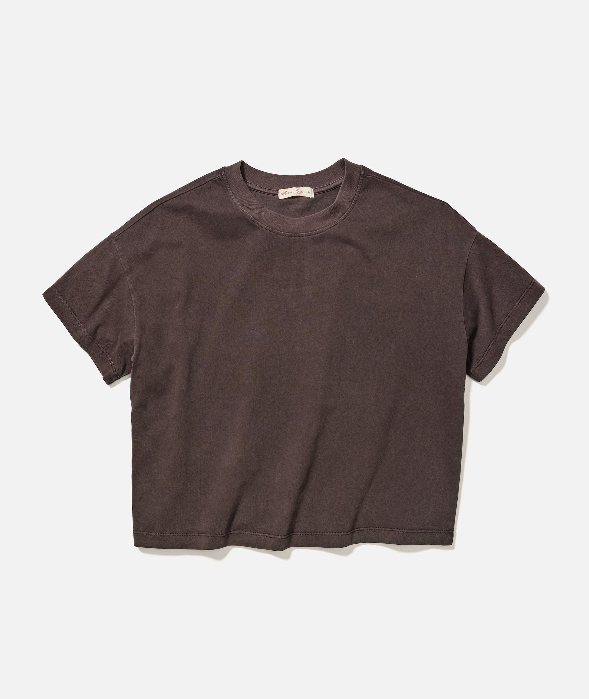 Women's Luxe Jersey Crew Tee in Coffee