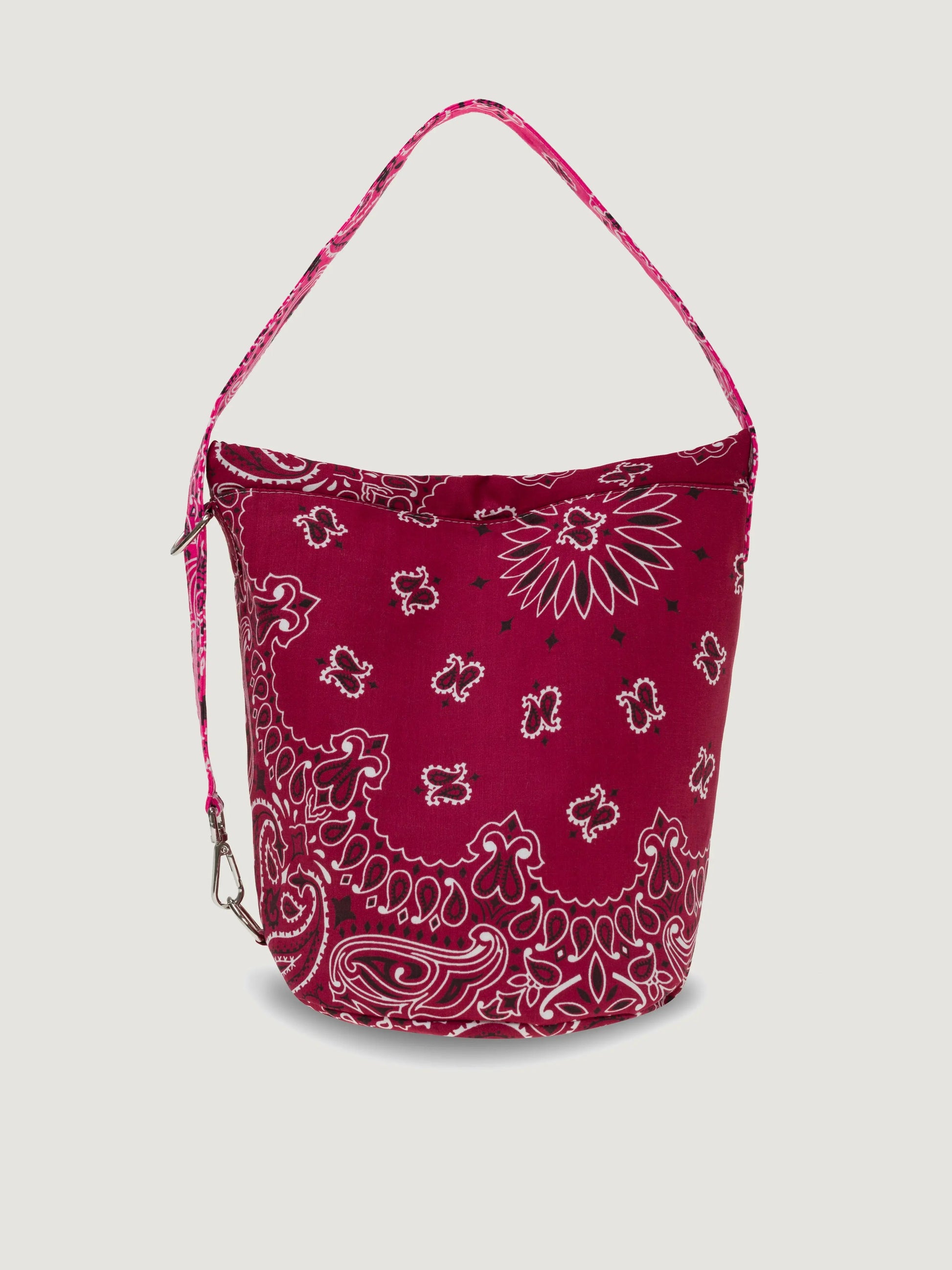 Seau Bag - Burgundy / Fuschia