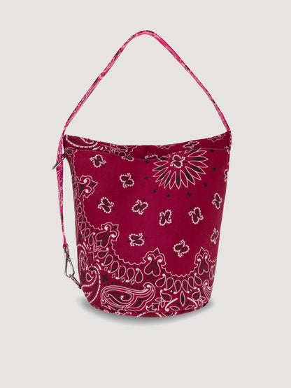 Seau Bag - Burgundy / Fuschia