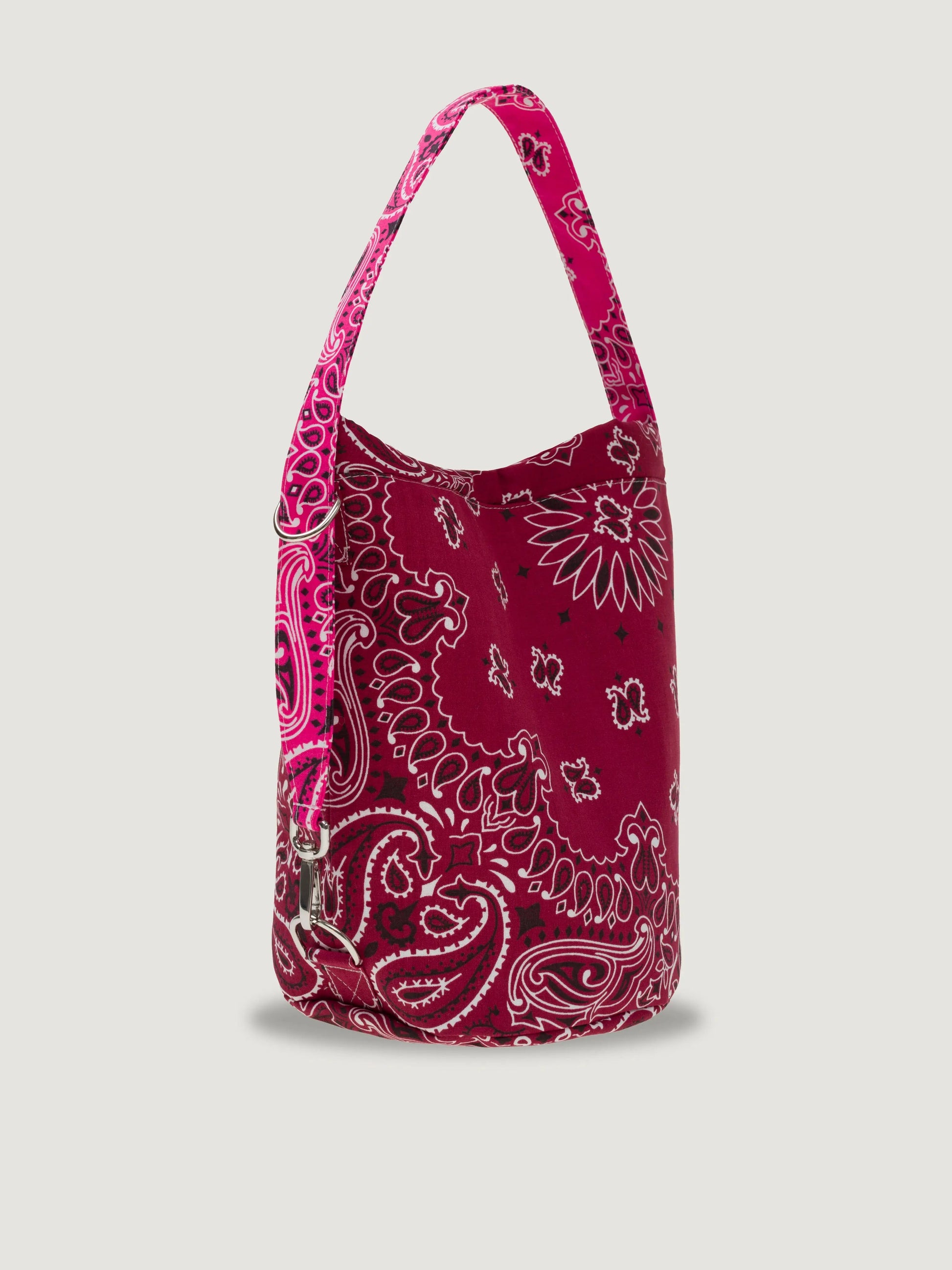 Seau Bag - Burgundy / Fuschia