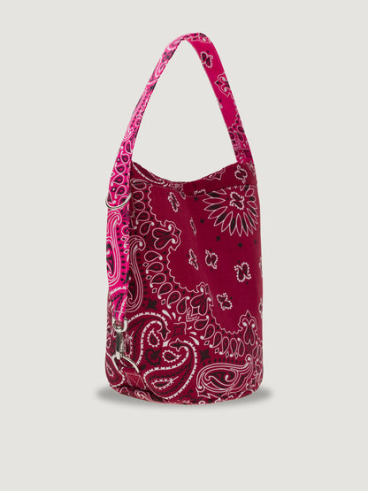 Seau Bag - Burgundy / Fuschia