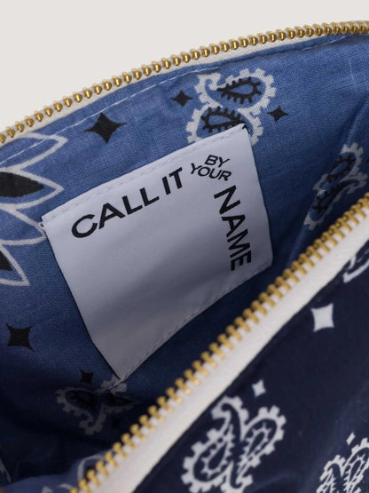Mini Toiletry Bag - HEART - Navy / Chambray