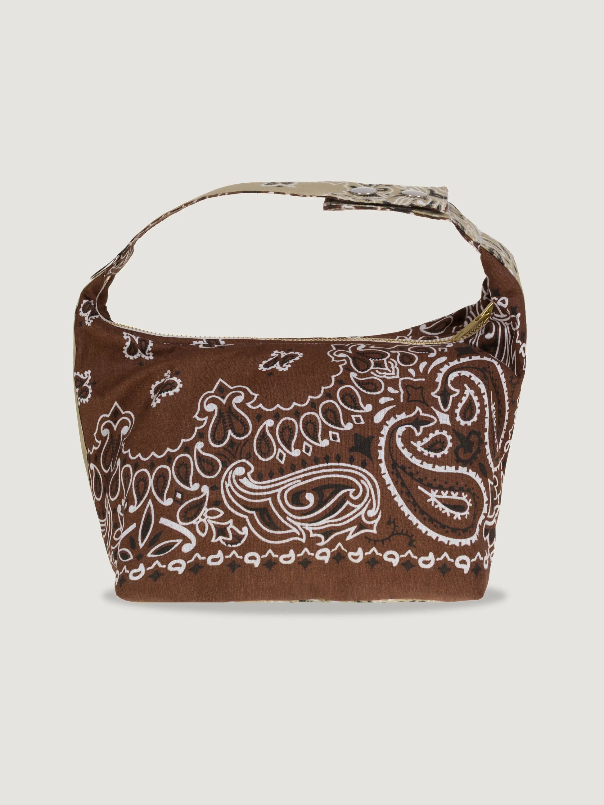 Mini Berlingot Bag - Brown / Beige