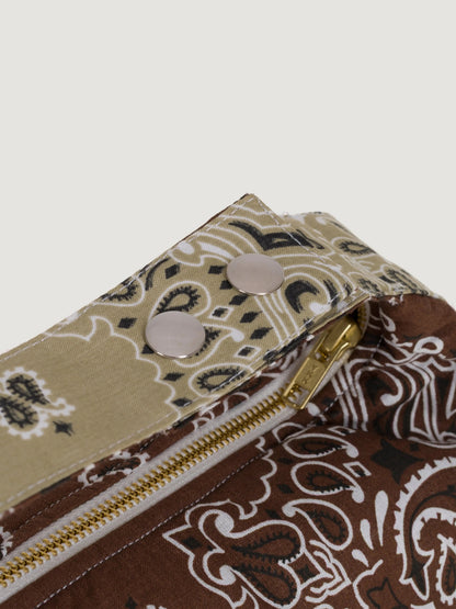 Mini Berlingot Bag - Brown / Beige