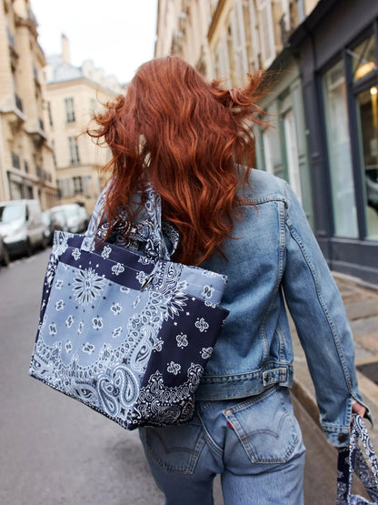 Picnic bag - Chambray / Navy