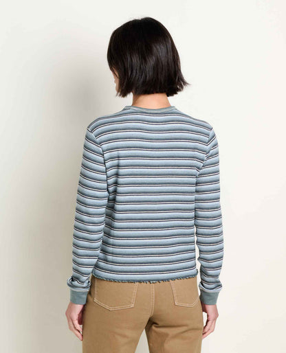 Soft Waffle Knit Crew Tee | Organic Cotton Blend
