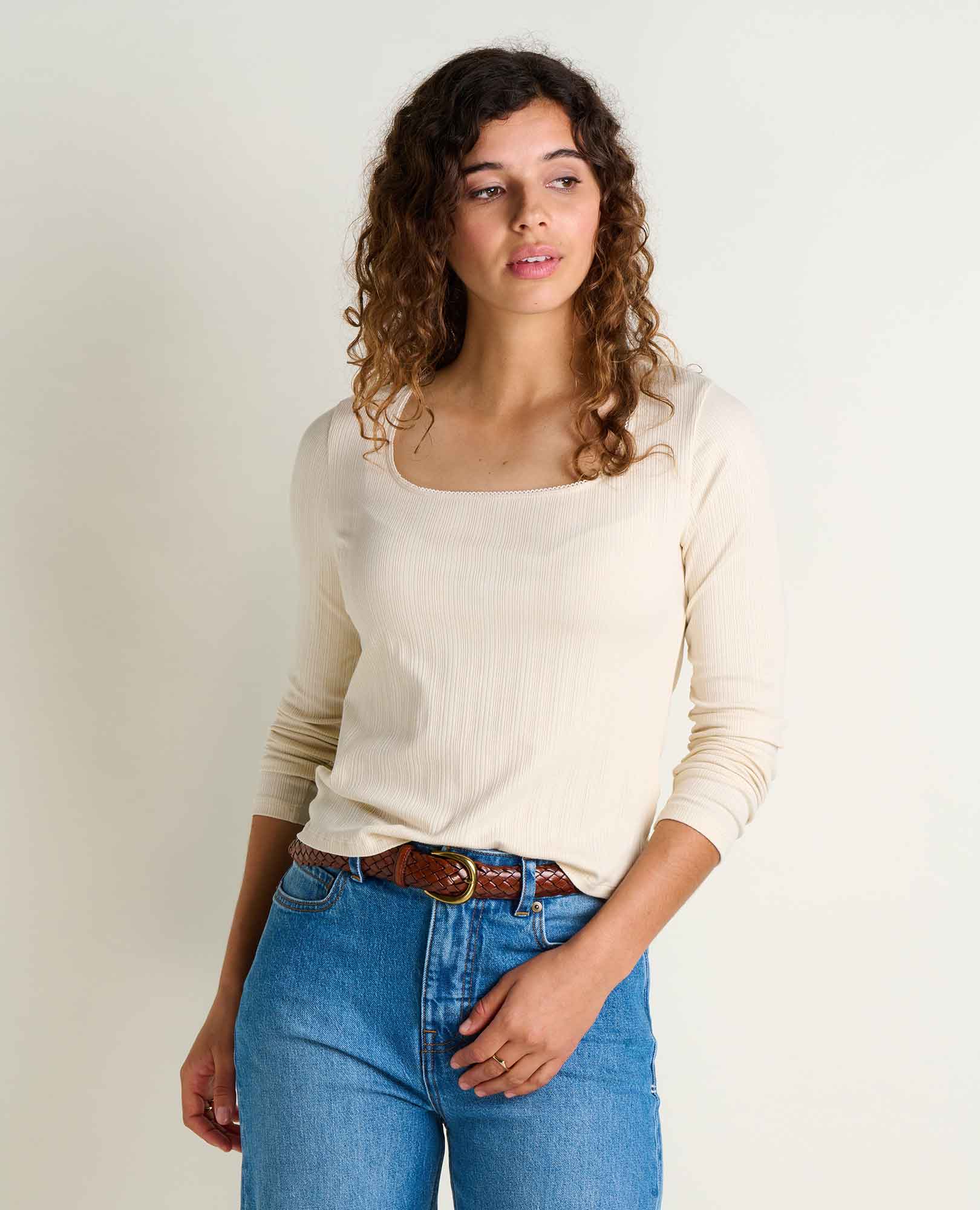 Rosalie Long Sleeve Square Neck Tee | Toad&Co