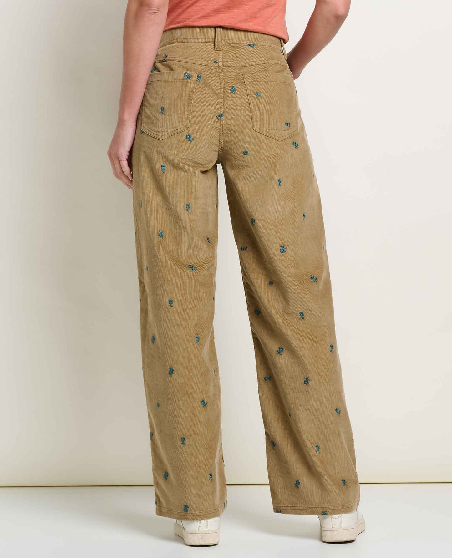 Women's Coaster Corduroy Wide Leg Pant Embroidered | Toad&Co