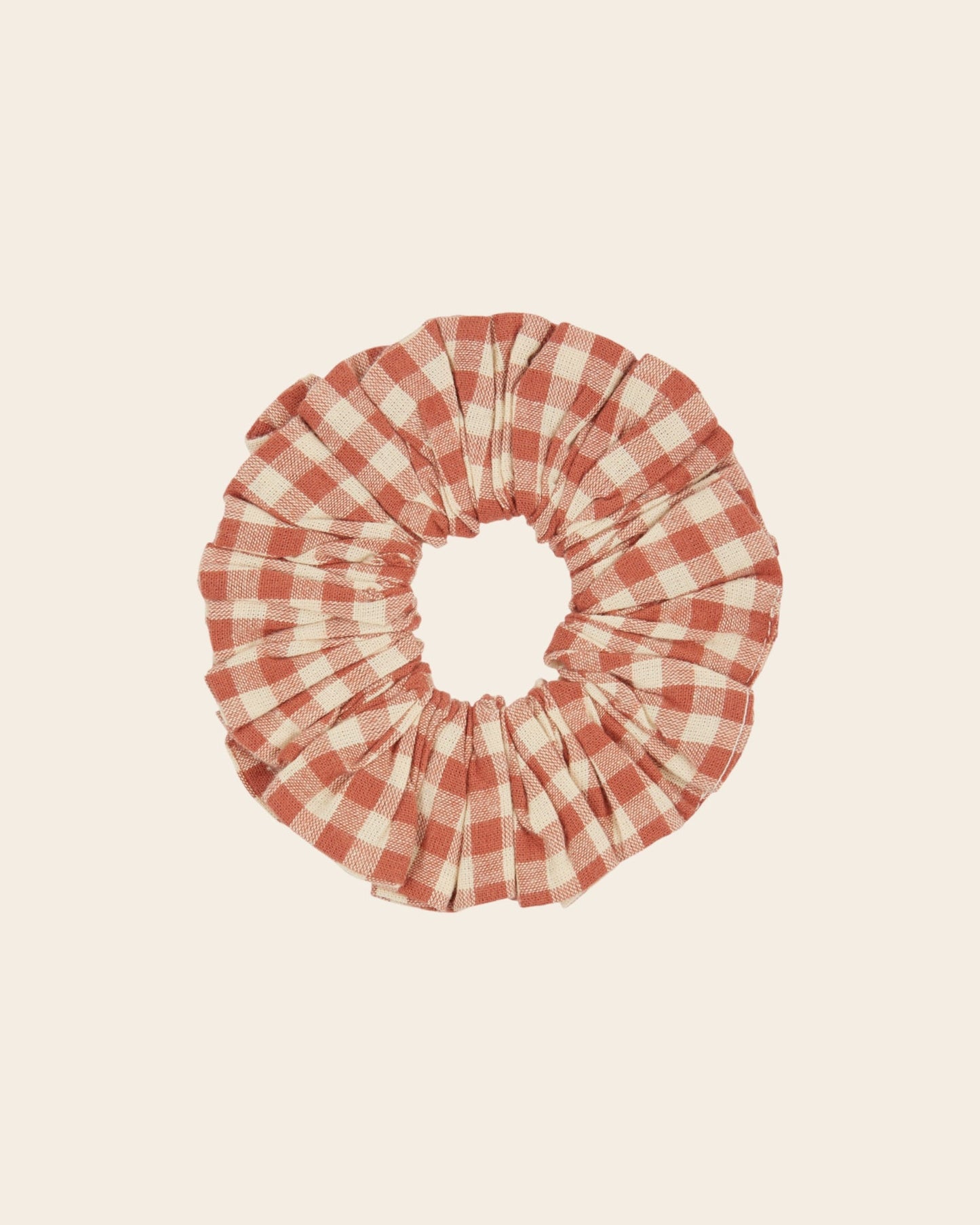 Scrunchie          Vichy terracotta