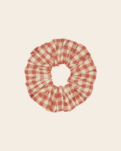 Scrunchie          Vichy terracotta
