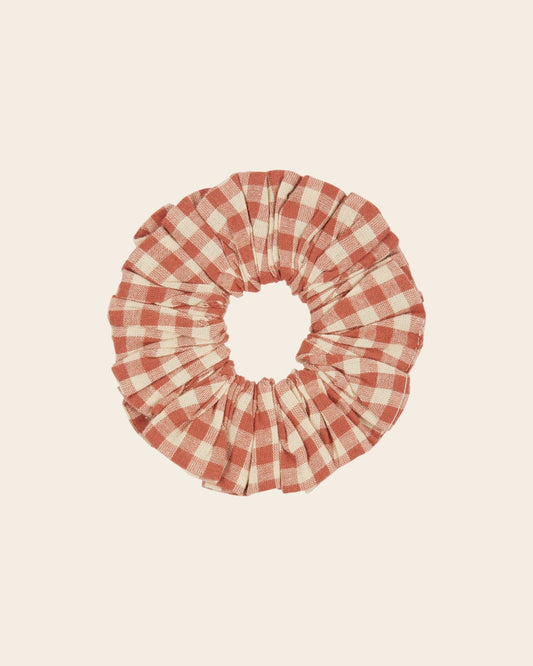 Scrunchie          Vichy terracotta