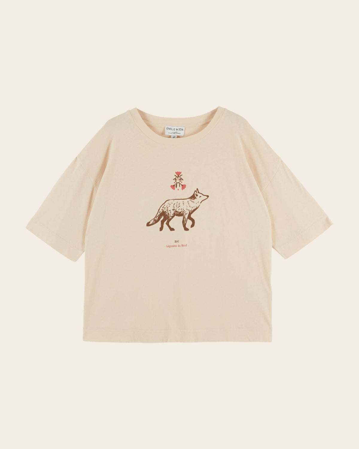 T-shirt          Oversize beige wolf
