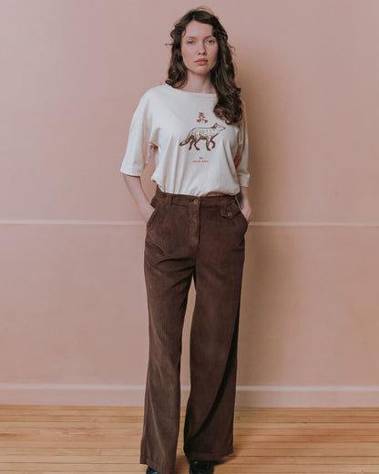 T-shirt          Oversize beige wolf