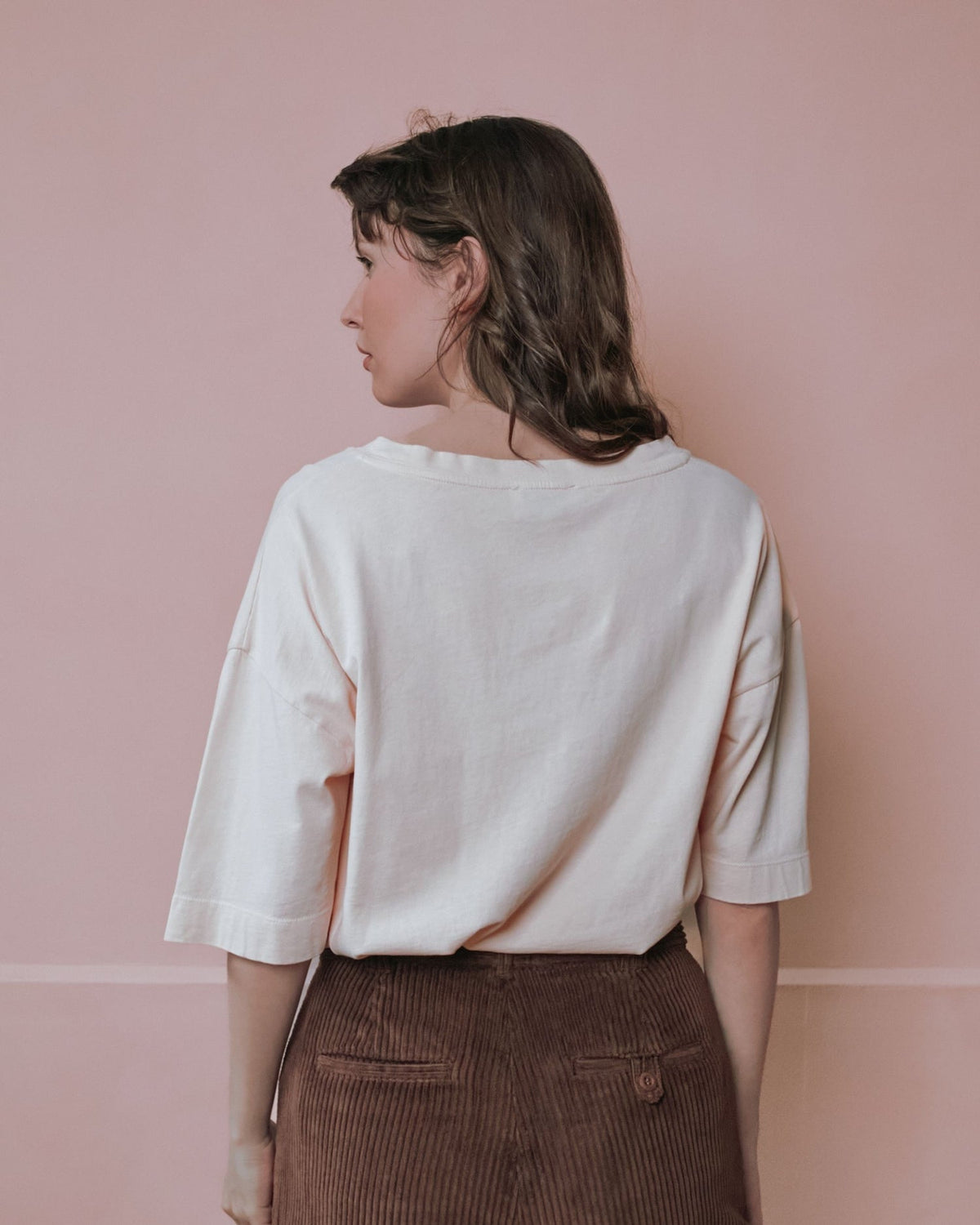 T-shirt          Oversize beige wolf