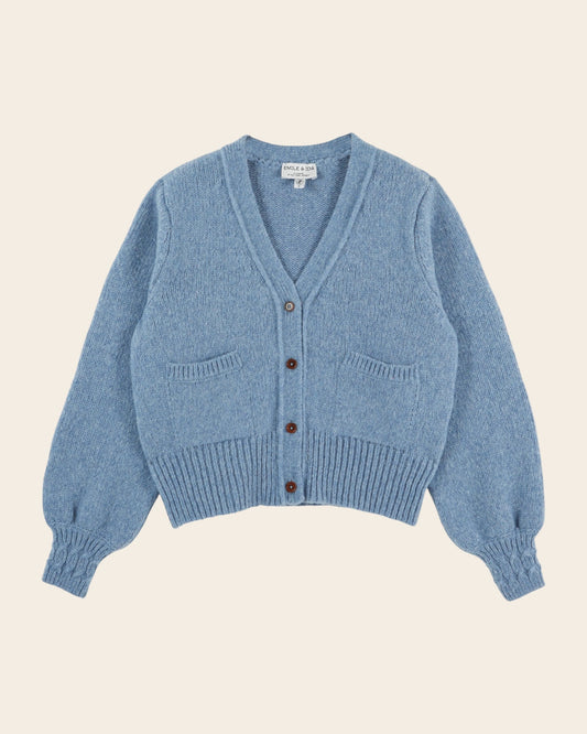 Cardigan          Ultra soft light blue