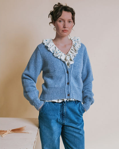 Cardigan          Ultra soft light blue