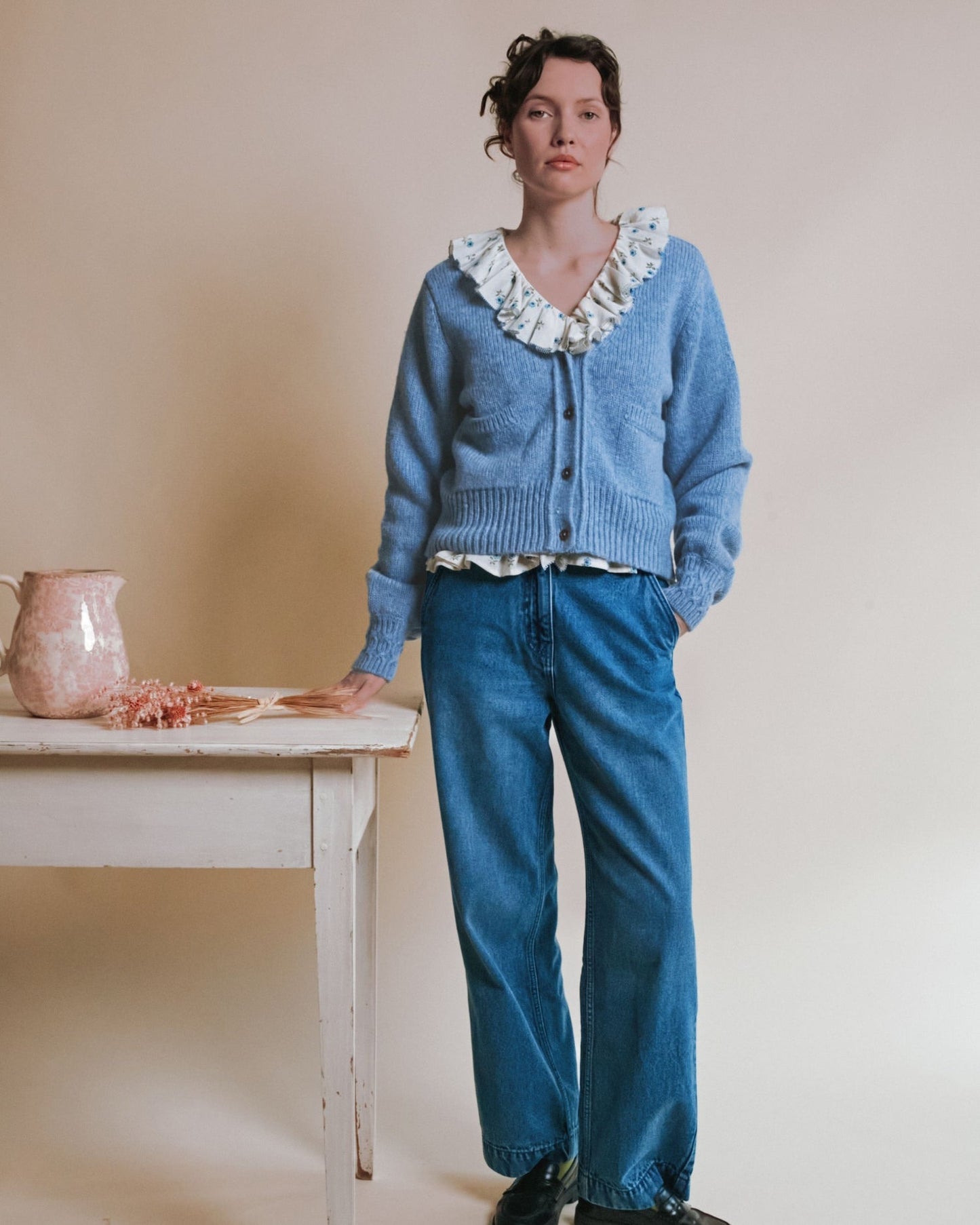 Cardigan          Ultra soft light blue